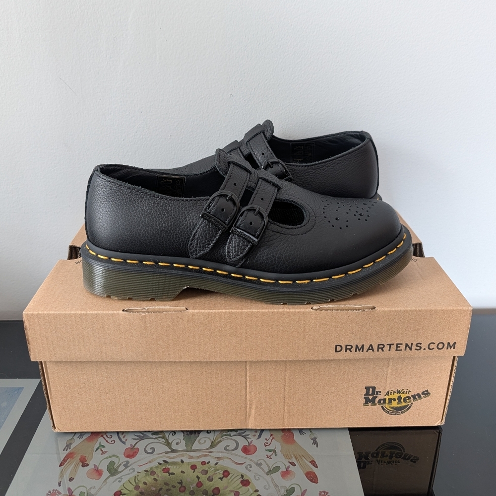 Dr Martens 8065 Virginia Leather Mary Janes